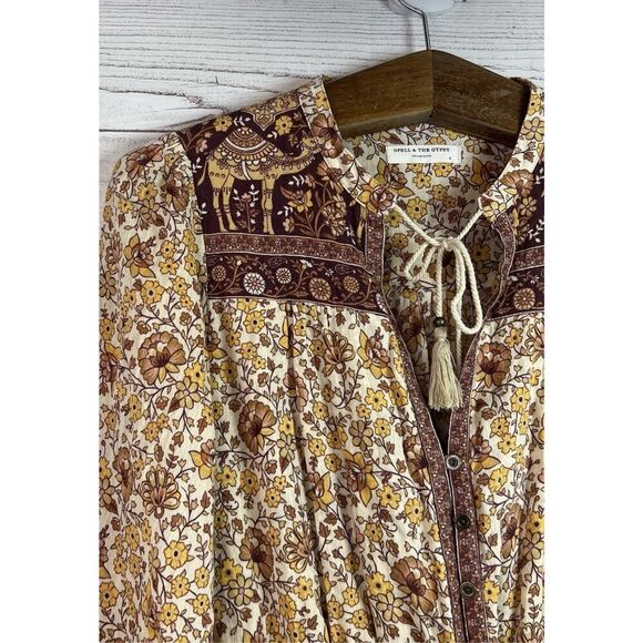 Spell & The Gypsy Collective Sundown Romper – Spice – Size Small 🌞🐪- NWOT - Picture 12 of 16